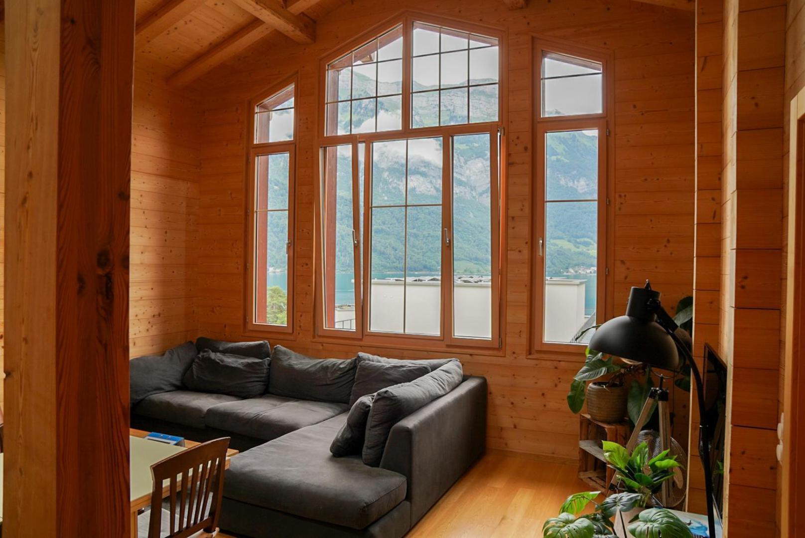 Doodle'S Amazing Chalet -Walensee - Flumserberg - Churfirsten - Heidiland - Pool - Sauna Mols Zewnętrze zdjęcie