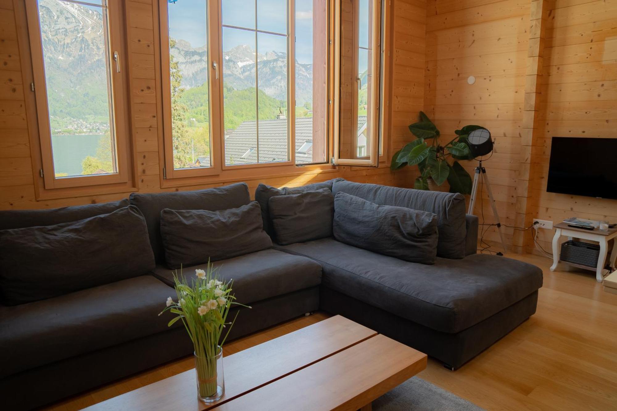 Doodle'S Amazing Chalet -Walensee - Flumserberg - Churfirsten - Heidiland - Pool - Sauna Mols Zewnętrze zdjęcie