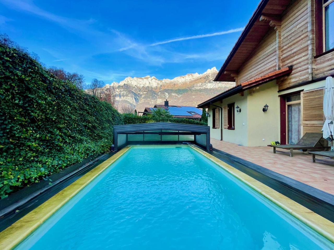Doodle'S Amazing Chalet -Walensee - Flumserberg - Churfirsten - Heidiland - Pool - Sauna Mols Zewnętrze zdjęcie